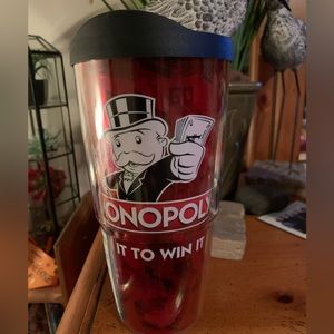 Tervis in it to win it. 24 ounce Tumblr.